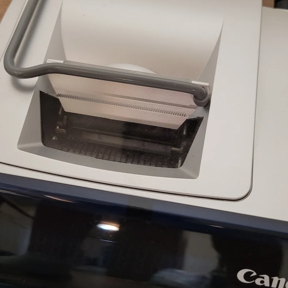Canon MP18DII Adding Machine 12 Digit 2 Color Print Desktop Printing Calculator